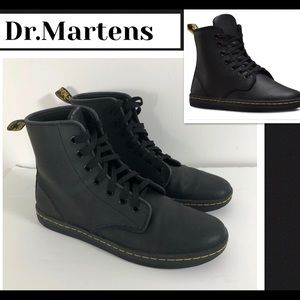Dr. Martens Shoreditch Greasy Coated Suede Boots